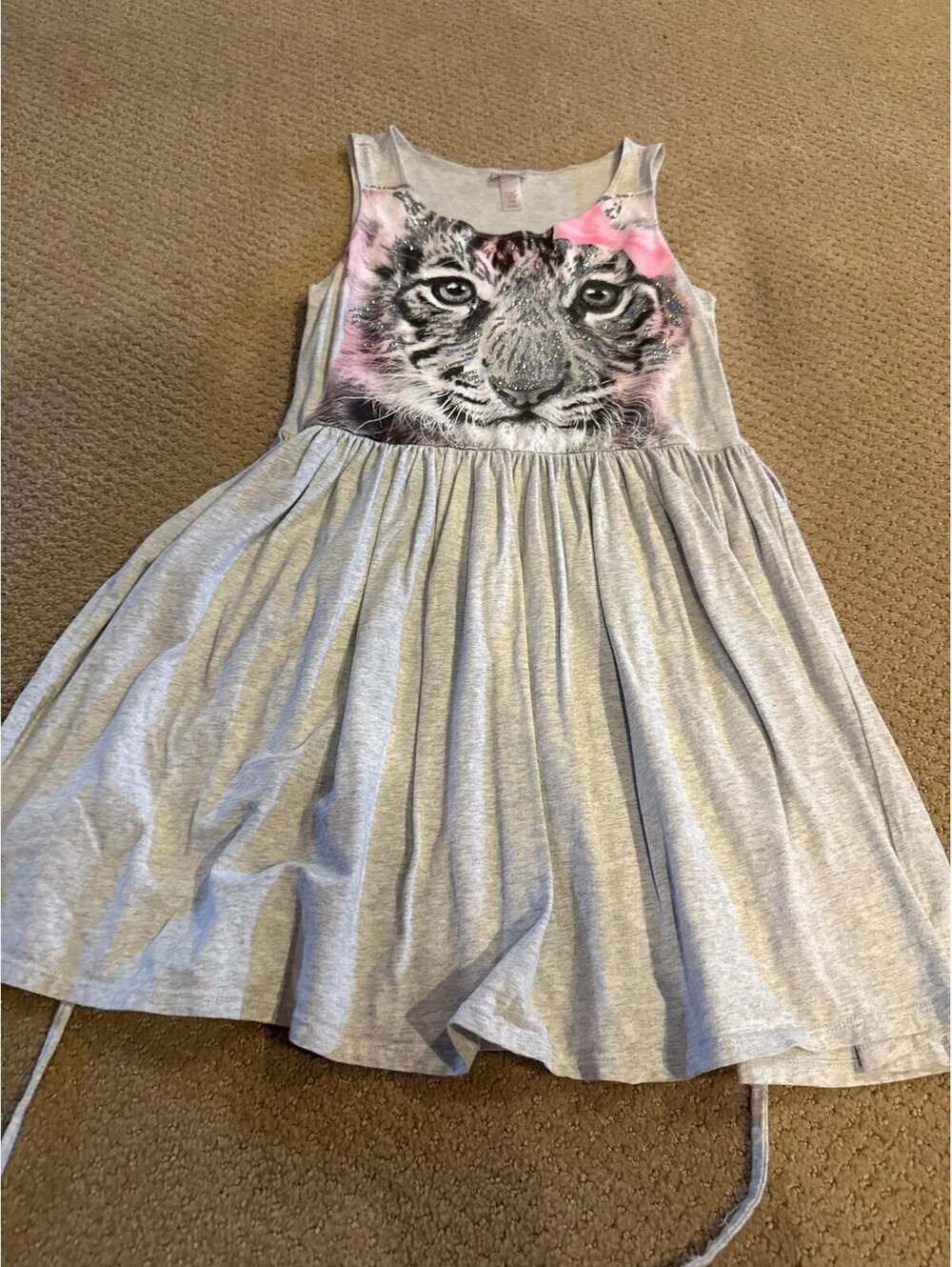 Justice size 16 sparkly tiger dress